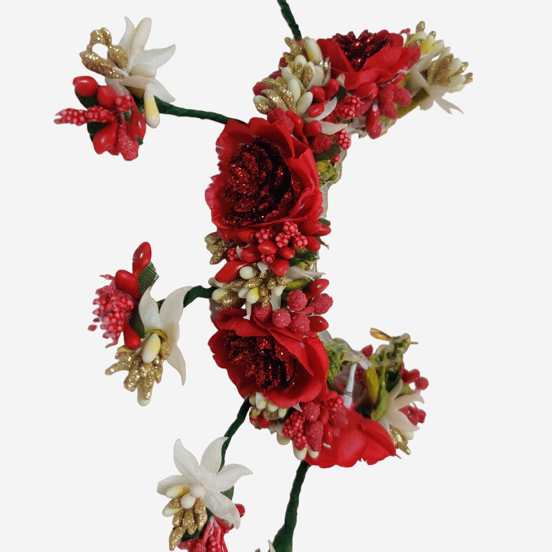 red-antique-flower-veni-set-3